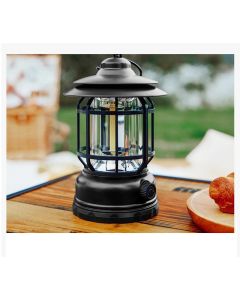 Lampada portatile luce calda regolabile cob led lanterna tocrcia campeggio