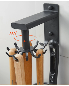 Ruota porta utensili da cucina con fissaggio a parete organizer spazi