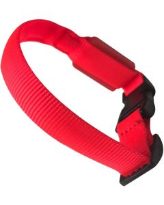 Collare Regolabile per animali domestici Con LED ricaricabili con USB Rosso