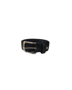 Egon Furstenberg PF 048-35 Set Cintura in pelle Nero uomo con orologio in gomma Nero