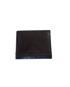 Egon Furstenberg PF 518-9 Portafoglio uomo in pelle portamonete carte credito Testa di Moro