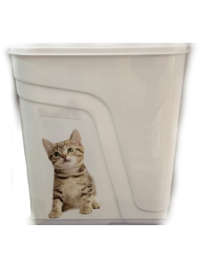Contenitore per mangime -per animali domestici capienza 4 litri