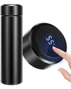 Tazze da caffè da viaggio bottiglia di acqua da 500 ml in acciaio inox 304 con schermo touch a LED indicatore della temperatura