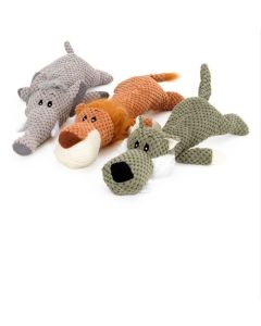 Pet Molar Toy pupazzi masticabili per cani di pezza e squeezing Zoo