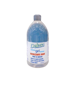1L  gel Igienizzante Mani 70% Alcool Flacone Delizia