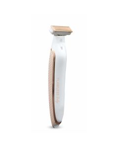 Flawless Body - Rasoio e rifinitore ricaricabile per il corpo bianco / oro rosa