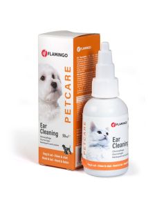 Flamingo Pet Detergente per orecchie per cane/gatto 50 ml