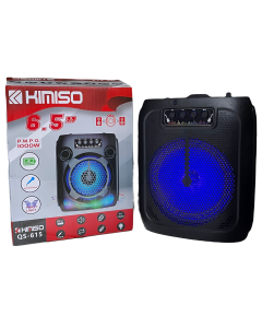 Kimiso Cassa Bluetooth con Microfono 6,5" 1000w