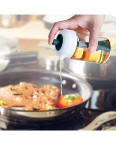 Distributore di olio con pennello in silicone a tenuta condimento contenitore  condimento per la cucina