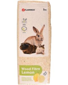 Flamingo Fibra di legno lettiera trucioli di legno con lavanda per roditori 1KG