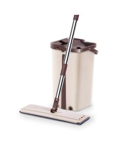 Mop original set di lavapavimenti e secchio a 2 camere autopulente e tessuto in microfibra per pulizia casa finestre doccia bagno battiscopa