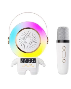 Karaoke per Bambini con 1 Microfono Wireless Bluetooth Cambia Voce e Mini Cassa Portatile
