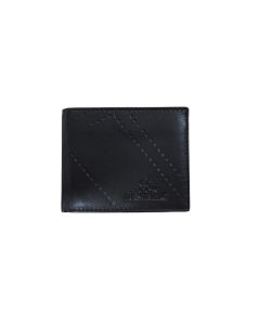 Egon Furstenberg PF 515-9 Portafoglio uomo in pelle portamonete carte credito Nero