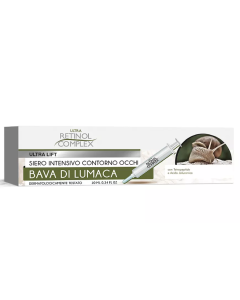 Ultra Retinol Complex siero intensivo occhi bava di lumaca con tetrapeptide e acido ialuronico da 10 ml