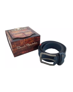 Renato Balestra Saloon Western Collection Cintura in cuoio con box Grigio