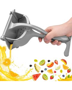 Spremiagrumi Manuale in Lega di Alluminio di Alta qualità Strumento di Spremitura Manuale Portatile per Frutta Limoni Arance