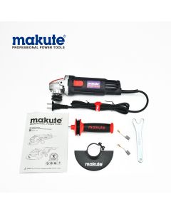 Makute AG009-A Smerigliatrice angolare 1000 W disco 115 mm interruttore a cursore e impugnatura laterale