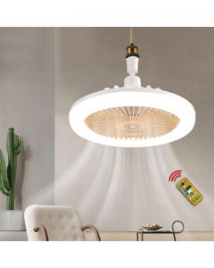Ventilatore da Soffitto a LED con Telecomando –  3 Colori Dimmerabili, 3 Velocità, Silenzioso e Moderno