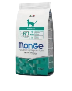 Monge Natural SUPERPREMIUM  hairball , Alimenti Gatto Secco Premium 