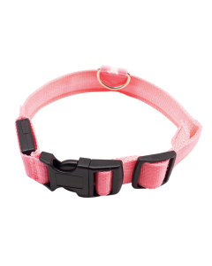 Collare Regolabile per animali domestici Con LED ricaricabili con USB Rosa