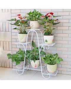 Fioriera in metallo porta piante per interni scala per esterni scala per piante fiore con 7 ripiani per giardino di casa balcone patio