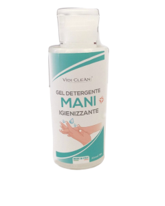  100ML gel Igienizzante Mani 70% Alcool Flacone Vidi Clean