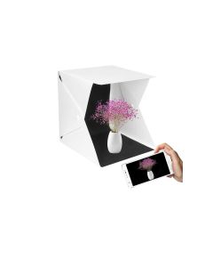Box per foto scatola luminosa 30 cm pieghevole portatile con sfondo soft box