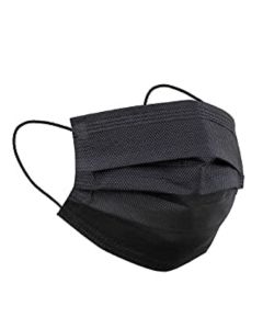 Mascherine chirurgiche colore nero 50 pz 