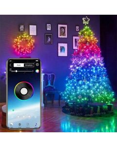 Luci di natale 10 metri bluetooth smart con usb per musica 