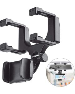 Supporto per Telefono per Auto Specchietto Universale Supporto per Smartphone GPS Retrovisore per GPS