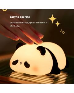 Luce Notturna per Bambini a Forma di Panda – Ricaricabile e Dimmerabile