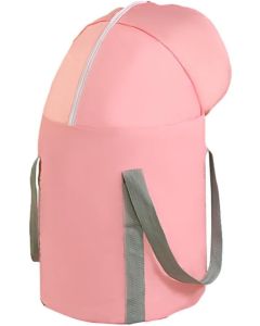 Secchio per Pediluvio Pieghevole Portatile – Con Borsa per il Viaggio e Materiale Impermeabile ROSA
