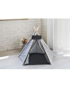 Cuccia per animali domestici Tenda Indiana portatile rimovibile lavabile Taglia S 50 x 50 x 70 