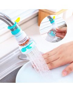 Rubinetto da cucina, filtro per acqua mini rubinetto estensibile, miscelatore lavello girevole a 360° ,2 pezzi