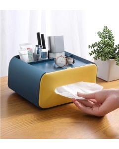 Portatovaglioli multiuso per la casa  creativo con basetta per smartphone e due vani contenitori