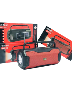 Kimiso KMS 139 Altoparlante portatile sistema di aloparlanti DJ subwoofer sound box con altoparlante bluetooth con luce a LED