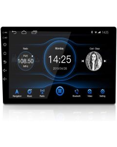 Stereo auto autoradio 10 pollici android 10 2 din gps wifi front estraibile