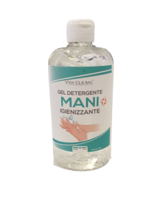  250ML gel Igienizzante Mani 70% Alcool Flacone Vidi Clean