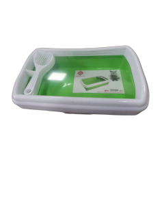 Lettiera igienica  per gatti con spatola - 48x29x11cm 