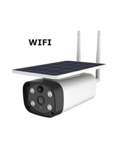 Telecamera Con Pannello Solare WiFi 2MPX Infrarossi SD Sensore Movimento