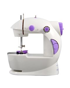 Mini macchina per cucire da cucito portatile 4 in 1 da viaggio con pedale