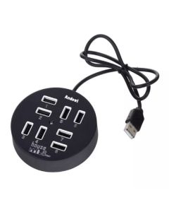Hub Usb 2.0 Hi-Speed 8 Porte Con Cavo Da 60 Cm Con Connessione Usb-A Q-Hu800