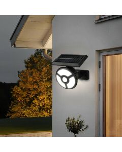 Faro faretto da giardino con pannello solare a picchetto a energia sole esterno 