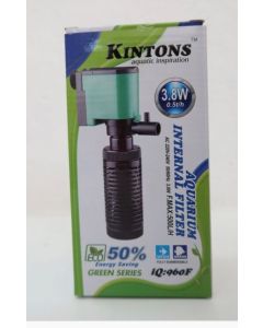 kintons iQ Aquarium Internal Filter (iQ 960F) Power Aquarium Filter   (filtrazione meccanica per acqua salata e acqua dolce) 3.8w