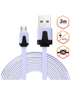 Cavo Flat Micro-USB Ricarica e Sincronizzazione
