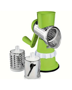Affettatrice e Grattugia Rotativa Manuale da Cucina – Per Verdure, Frutta, Formaggi e Patate