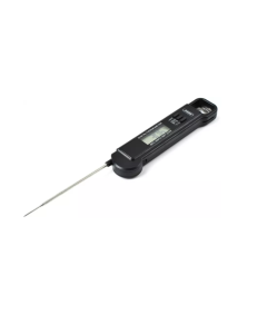 Termometro Digitale Alimentare – Sonda in Acciaio Inox Retrattile, Conversione °C/°F, Display Ampio
