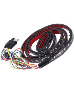 Striscia Led Autoadesiva Illuminazione Rossa Gialla Bianca 1.5mt Auto Q-Led2800