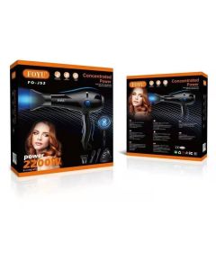 Asciugacapelli phono 2200 watt capelli professionale foyu fo-j52