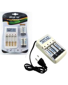 Carica BATTERIE Caricatore da CASA 220 Volt per Pile AA AAA 9V AC 220V